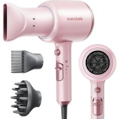 Secador de cabelo Wavytalk Professional 1875W com difusor rosa