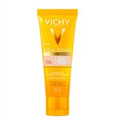 Protetor Solar Facial Vichy Idéal Soleil Clarify FPS60 Cor Extra Clara 40g