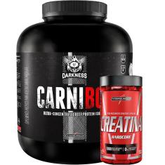 Suplemento em Pó Combo Integralmedica Carnibol Isolado Hidrolisado Proteina da Carne + Creatina-Unissex