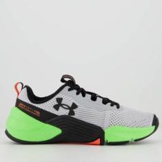 Tênis Under Armour Tribase Reps 2 Cinza e Verde-Unissex