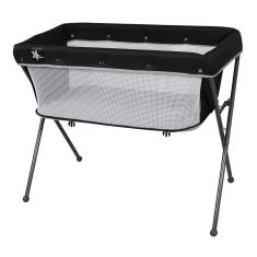 Berço Co-Leito Bari Portátil Preto Cinza - Galzerano