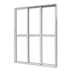 Porta de Alumínio Correr 210x200cm 3 Folhas Atlântica Branco