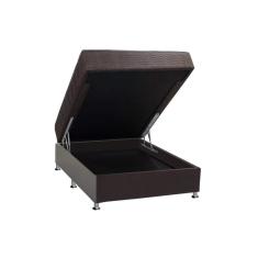 Cama Baú Conjugado Casal: Colchão Ortopédico Triuno (138x188x54) Ortobom