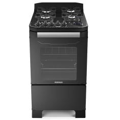 Fogão 4 Bocas Itatiaia Itamaster Digital com Painel Digital e Timer Preto Bivolt