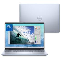 Notebook Dell Inspiron I14-I150U-M70 14&quot; FHD+ Intel® Core™ 7 150U 16GB 1TB SSD Win 11 Prata Gelo