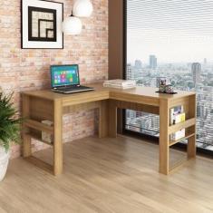 Mesa para Escritório Feita em Mdp 15mm L Charme Amendoa