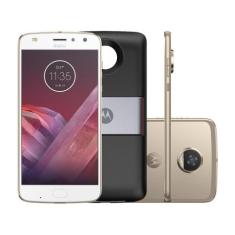 Smartphone Motorola Moto Z2 Play + Power Pack - Tv Digital 64Gb Ouro D