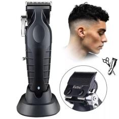 Kemei KM2296: Máquina Elétrica Para Cabelo e Barba Bivolt e Garantia O