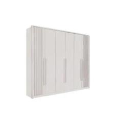 Guarda Roupa 6 Portas 6 Gavetas 100% MDF Anápolis Ripado Montagem Inte