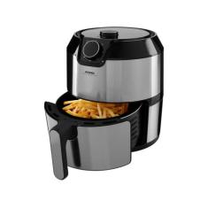 Air Fryer Arno Airfry Super BFRY Preta e Inox 4L com Timer, Preto e In