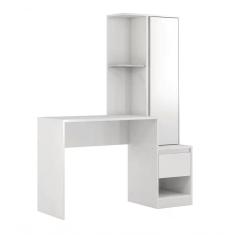 Escrivaninha Com Armario Morada 29800 Branco Branco