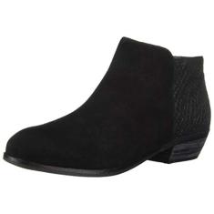 SoftWalk Bota feminina Rocklin no tornozelo, Óleo preto, 6 X-Wide