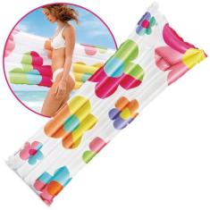Colchão Inflável Piscina Praia Esteira Fashion - Intex, Margaridas