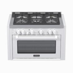 Fogao de Embutir 5 Bocas Venax Temis Branco Gas GLP 220 V