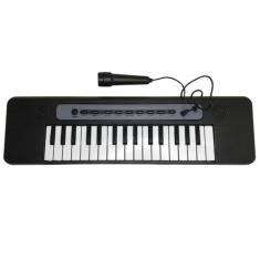 Teclado de Brinquedo Infantil Diversas Funções com Microfone entrada p