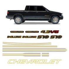 Kit Faixas Adesivos S10 1999/2000 Executive Cabine Dupla - SPORTINOX
