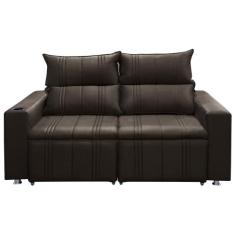 Sofá Retrátil e Reclinável 2 Lugares 1.60M Madri Suede Speciale Home, 