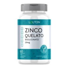 Zinco Quelato Bisglicinato 29mg Vegano 60 Cápsulas Lauton