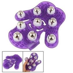 Massageador Luva Corporal Massagem Estética Manual 9 Esferas