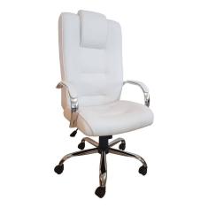 Cadeira Giratória Escritório Classic Presidente Branco