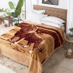 Cobertor Casal Raschel Leão Jolitex Ternille