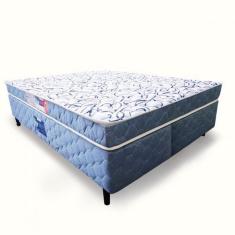 Cama Box + Colchão Netsono Queen Double Face D45 158x198x45cm