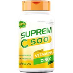 Suprem C 500 Vitamina C (500mg) + Zinco (7mg) Unilife 60 cápsulas