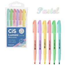 Marca Texto Cis Lumini Pastel - Kit Com 6 Cores - Oferta