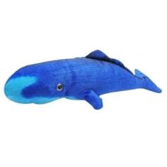 Baleia Cachalote De Pelúcia Real Azul Oceano 40 Cm - UNV Pelúcia