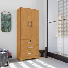 Roupeiro 2 Portas E 3 Gavetas Sneek Naturale