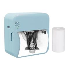 Hosioe Mini Impressora Térmica de Bolso Multifuncional Portátil Adesivo Maker 300DPI Instant Photo Printing Support BT Connection for Smartphone with 1 Paper Roll 57mm Compatível com iOS Android Syste