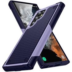 Capa projetada para Samsung Galaxy S24 Ultra, 2 em 1, presente Militay Grade Drop Protective Rugged Heavy Duty Capa à prova de choque para Galaxy S24 Ultra capa de telefone para mulheres homens menino