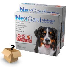 Kit 2 Un Nexgard Antipulgas Cães De 25,1 A 50kg + Brinde