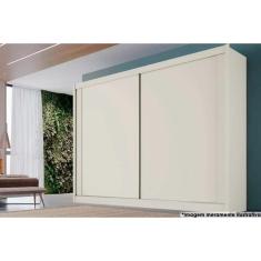 Guarda Roupas 2 Portas de Correr e 4 Gavetas Creta Off White - Europa