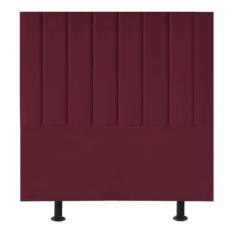 Cabeceira Estofada Cama Box Casal 140 cm Paolla Suede - Online Confort