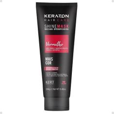 Máscara Matizadora Keraton Kert Shine Mask Vermelho 240g