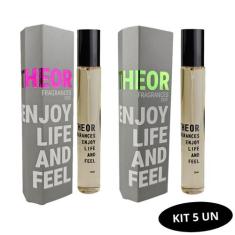 Kit 5 Perfumes Theor Valor de Atacado Deo colônia Thipos Femininos e M
