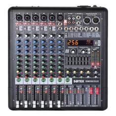 Mesa De Som Sotex Profissional 6 Canais Bluetooth Bivolt