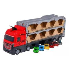 Caminhão Fricção Pista Dobrável Lançador E 6 Carros- Zoop - Zoop Toys