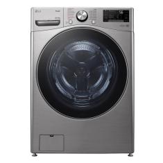 Lava e Seca LG 18Kg/10Kg com Inteligência Artificial AI DD™ e Wi-Fi WD18SV2S6B – Inox Look 