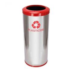 Lixeira Em Inox Com Aro