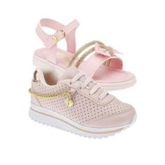 Tenis Sapato Infantil Menina - KIT 2 PARES Tam 24 ao 34-Feminino