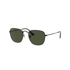 Óculos de Sol Ray-Ban Frank 0RB3857 919931 Tam 51 / Preto - Lentes Verde