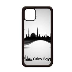 Capa com estampa de avião Egypt Morden City para iPhone 12 Pro Max para Apple Mini Mobile Case