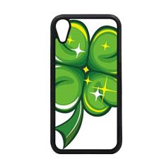 Capa para iPhone XR Four Leaf Clover Irlanda Dia de São Patrício