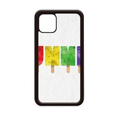 Verão inglês palavra picolé sorvete para iPhone 12 Pro Max capa para Apple Mini Mobile Case Shell