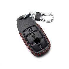 Capa para porta-chaves do carro, capa de couro inteligente, adequado para Mercedes Benz 2017 E Classe W213 2018 Classe S, porta-chaves do carro ABS Smart porta-chaves do carro