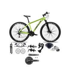 Bicicleta Aro 29 Absolute Nero 5 27v Shimano Altus K7 Pedivela Mt101 Freio Hidráulico Susp. Trava-Unissex