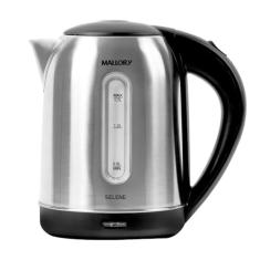 Chaleira Elétrica Mallory Selene – 1,7L, Aço Inoxidável, Base Rotativa 360º, Desligamento Automático - 220V