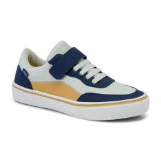 Tênis Klin Freestyle Kids 256125 Gelo/Marinho/Ocre
